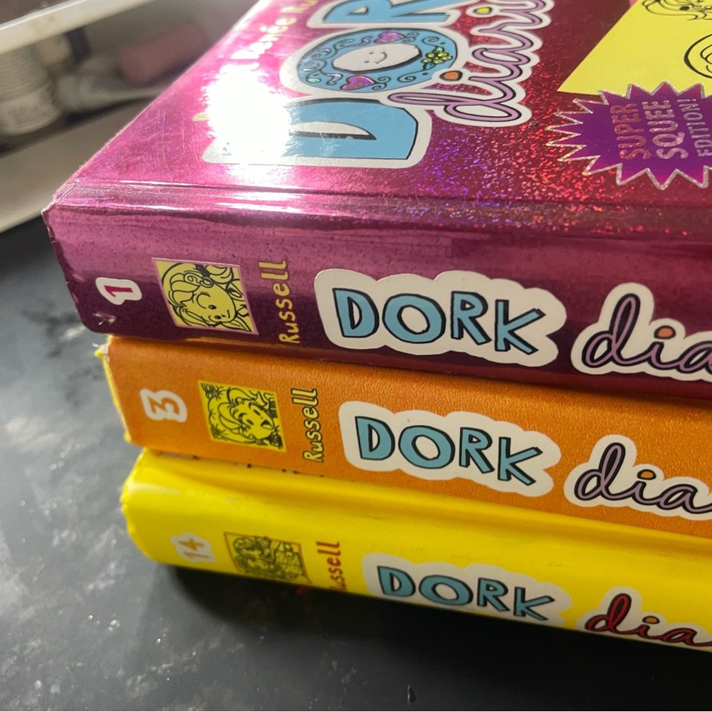 Dork diaries books set of 3